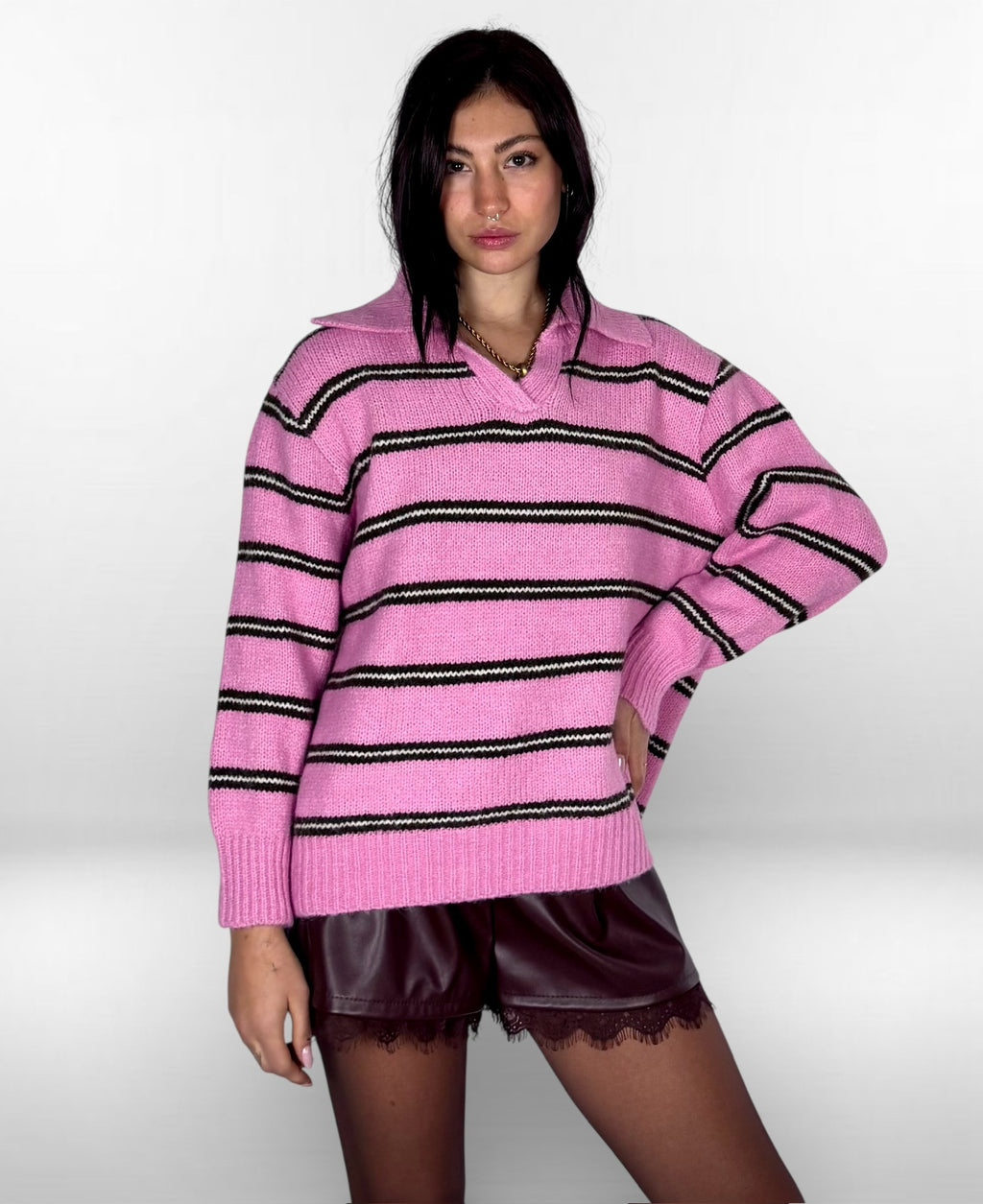 MAGLIONE ROSÈ